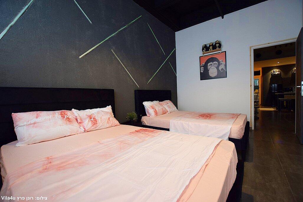 חדרי השינה והג'קוזי - סניורה סוויט - אירוח מפנק בתל אביב לזוגות 116760