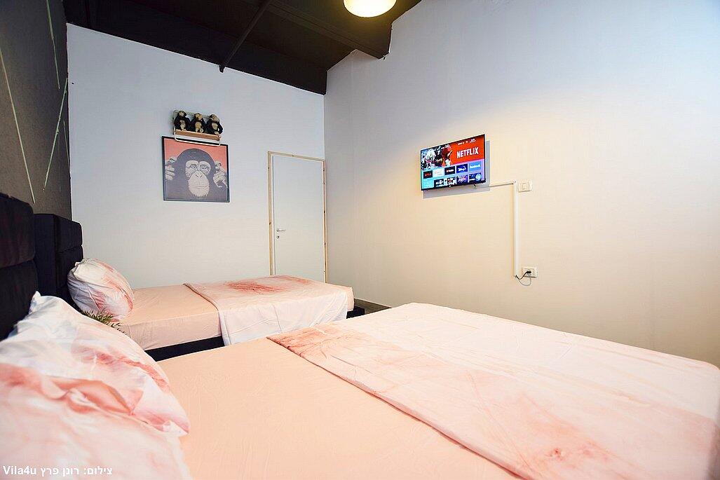 חדרי השינה והג'קוזי - סניורה סוויט - אירוח מפנק בתל אביב לזוגות 116757