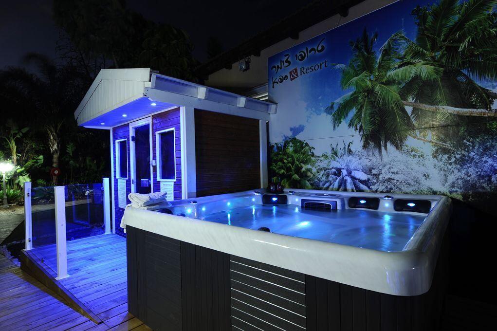 גלריה חיצונית - טרופי צימר ספא - 5 בקתות עץ בשזור - צימרים VIP 113512