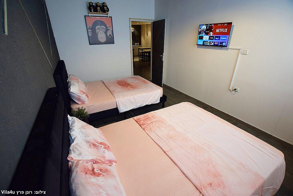 חדרי השינה והג'קוזי - סניורה סוויט - אירוח מפנק בתל אביב לזוגות 116761